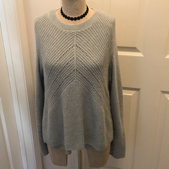 Lucky Brand light blue sweater with sparkle - Picture 2 of 12